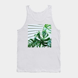 Variegated Monstera Tank Top